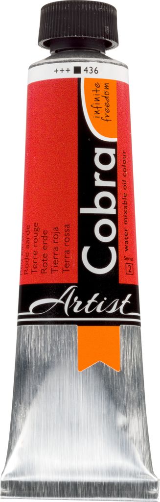 Cobra Artist Wassermischbare Ölfarbe Tube 40 ml Rote Erde 436
