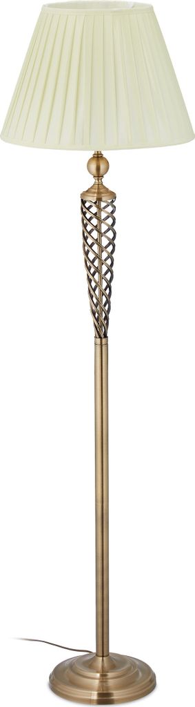 Lampa stojąca Relaxdays w stylu antycznym, abażur z Zdjęcie produktu 