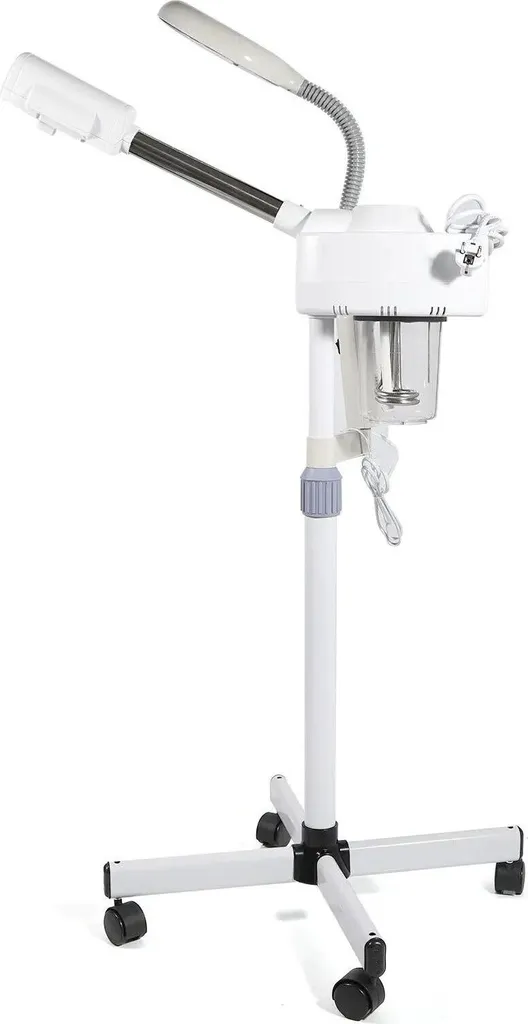 Nettoyeur vapeur visage 2 en 1 : fini les impuretés avec lampe loupe