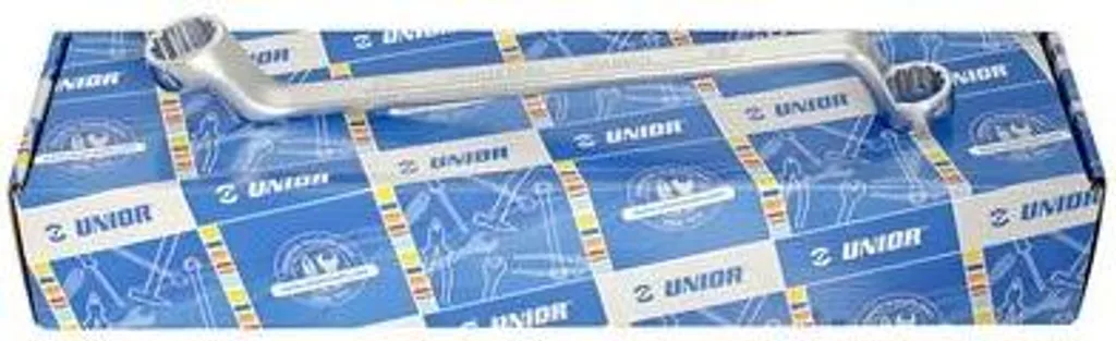 Jeu de 12 clés polygonales robustes Unior 180/1cb finition chrome 6-32