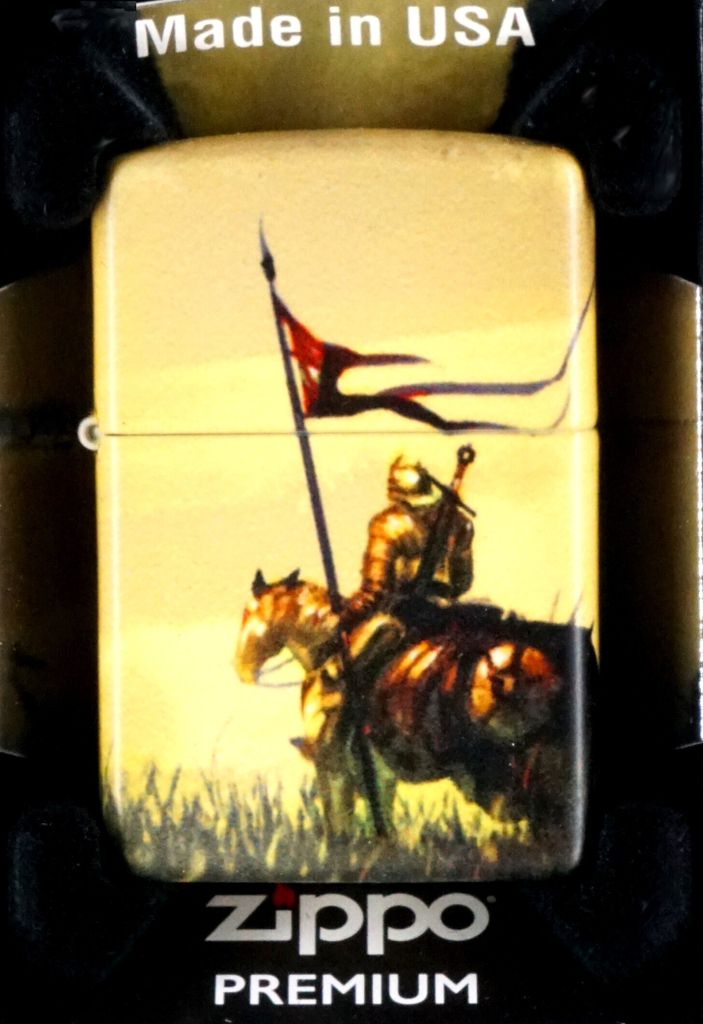 Zippo Mittelalter Feuerzeug 540 Matt - Robuster Windschutz, Legendärer Stil
