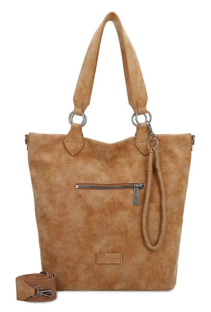 Grand Sac Cabas Femme Marron Clair - Sac à Épaule Chic Rub Iggi03 Fritzi