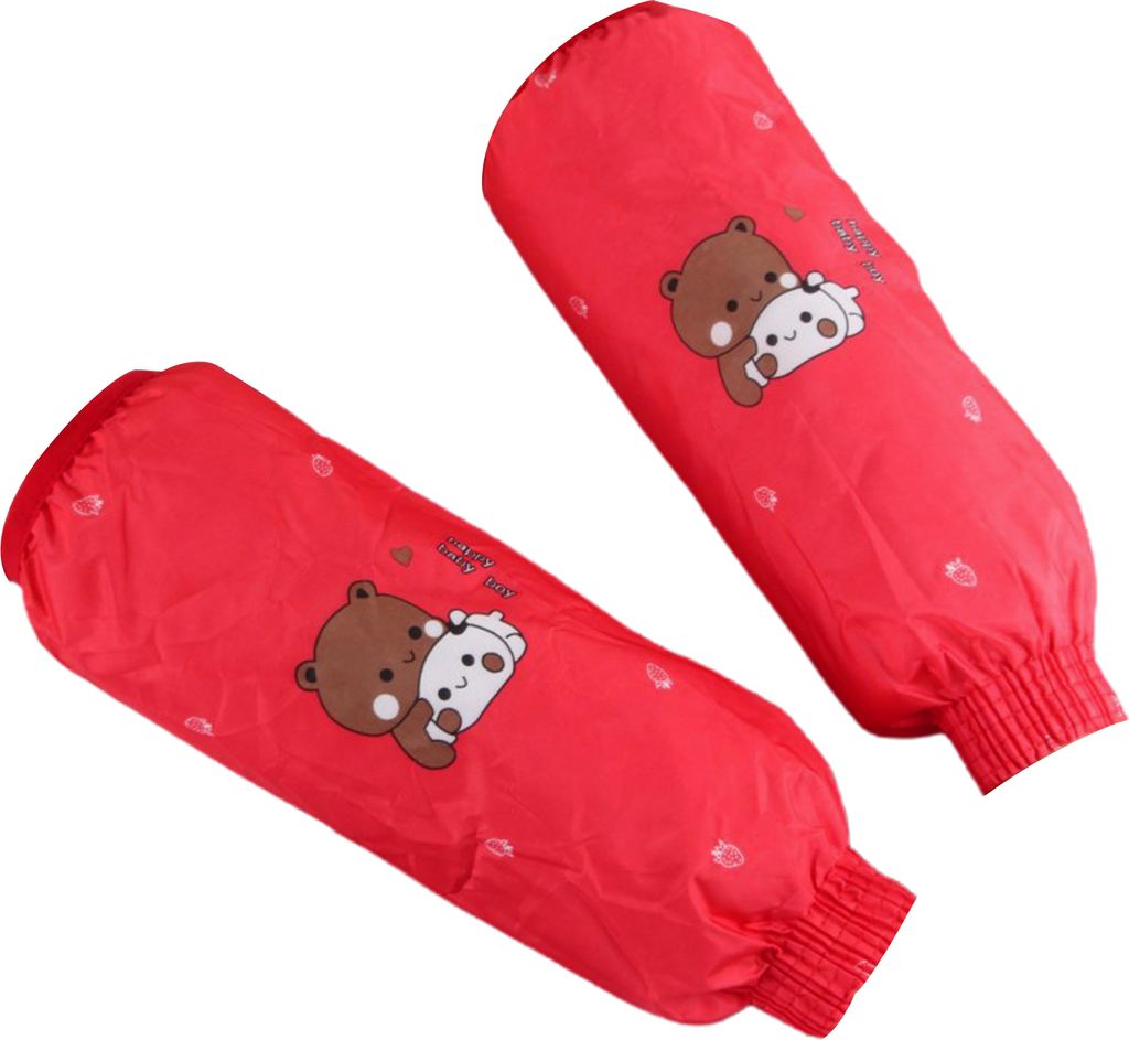 1 Paar Antifouling-Ärmelüberzüge, wasserdicht, süßes Cartoon-Muster, schmutzabweisendes Design mit Schutzmanschetten, schmutzabweisende Handä...