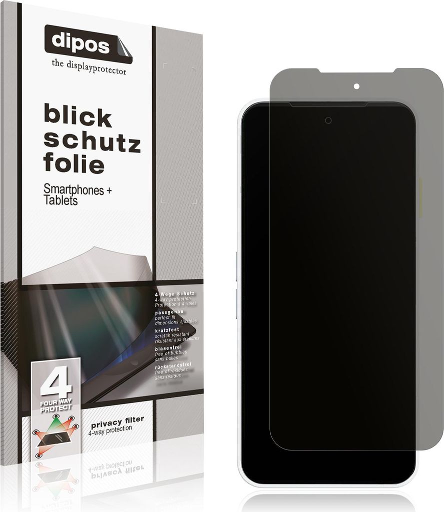 Blickschutzfolie für Fairphone 6 matt Schutzfolie Folie Display Schutz dipos