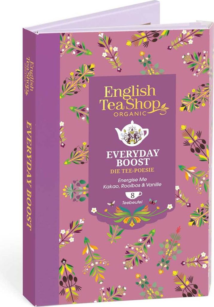 ETS - Tee Geschenk Tee-Poesie "Everyday Boost", 8 Teebeutel, BIO