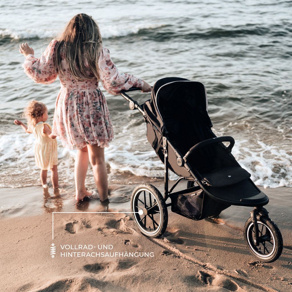 Kinderkraft HELSI 2 Gelndewagen bis 27 kg - Grau