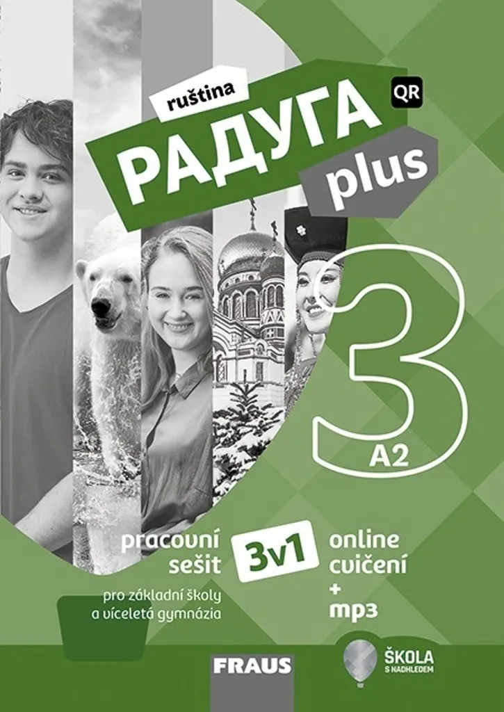 Cahier d'activités Russe Raduga Plus 3 Pro Hybride pour Gymnase et ZŠ