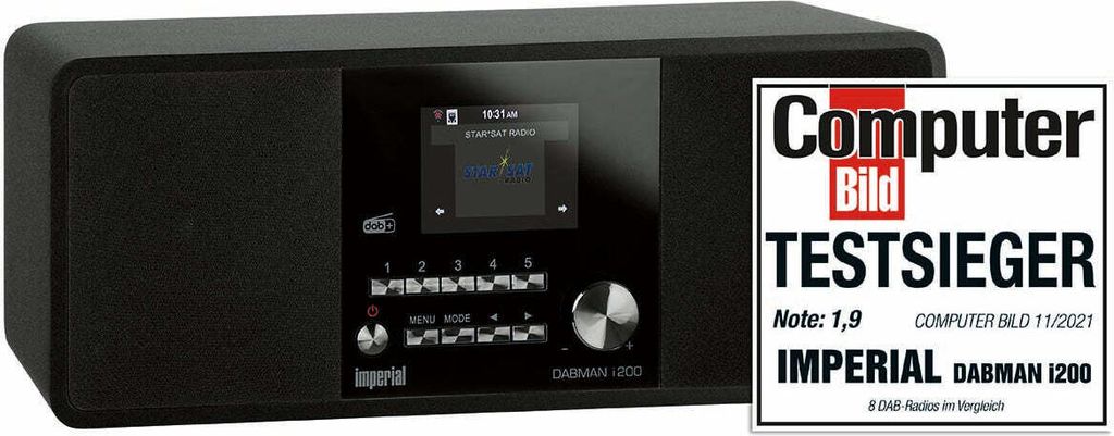 imperial DABMAN i200 - Lettore audio di rete - 20 Watt Immagine del prodotto 