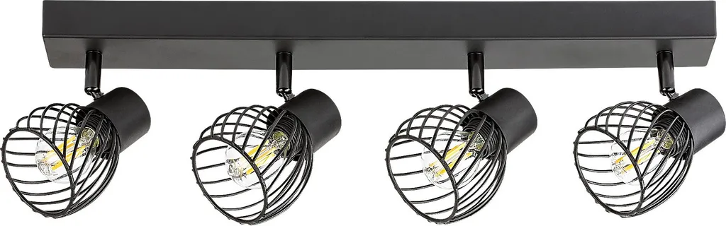 Éclairage de plafond orientable 4 spots pour supprimer les zones d'ombre