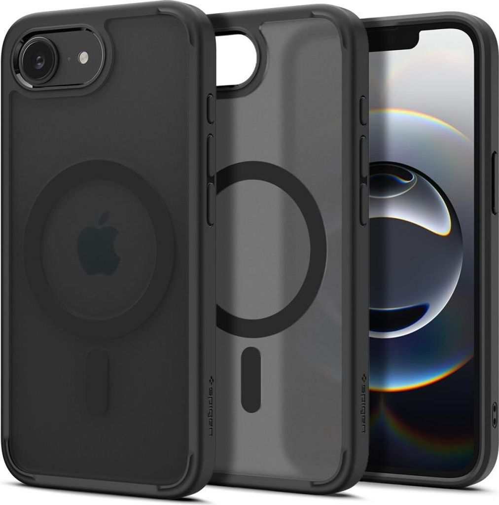 Spigen Ultra Hybrid Mag MagSafe Apple iPhone 16e Frost Noir Image du produit 
