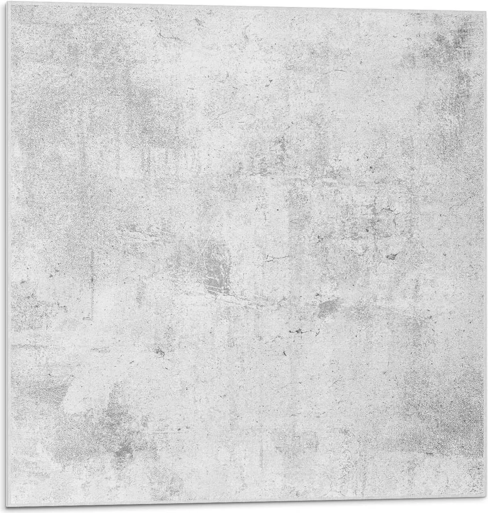 Rinnovamento Pareti: 4 Pannelli PVC 3D Cemento Grezzo 50x50 cm