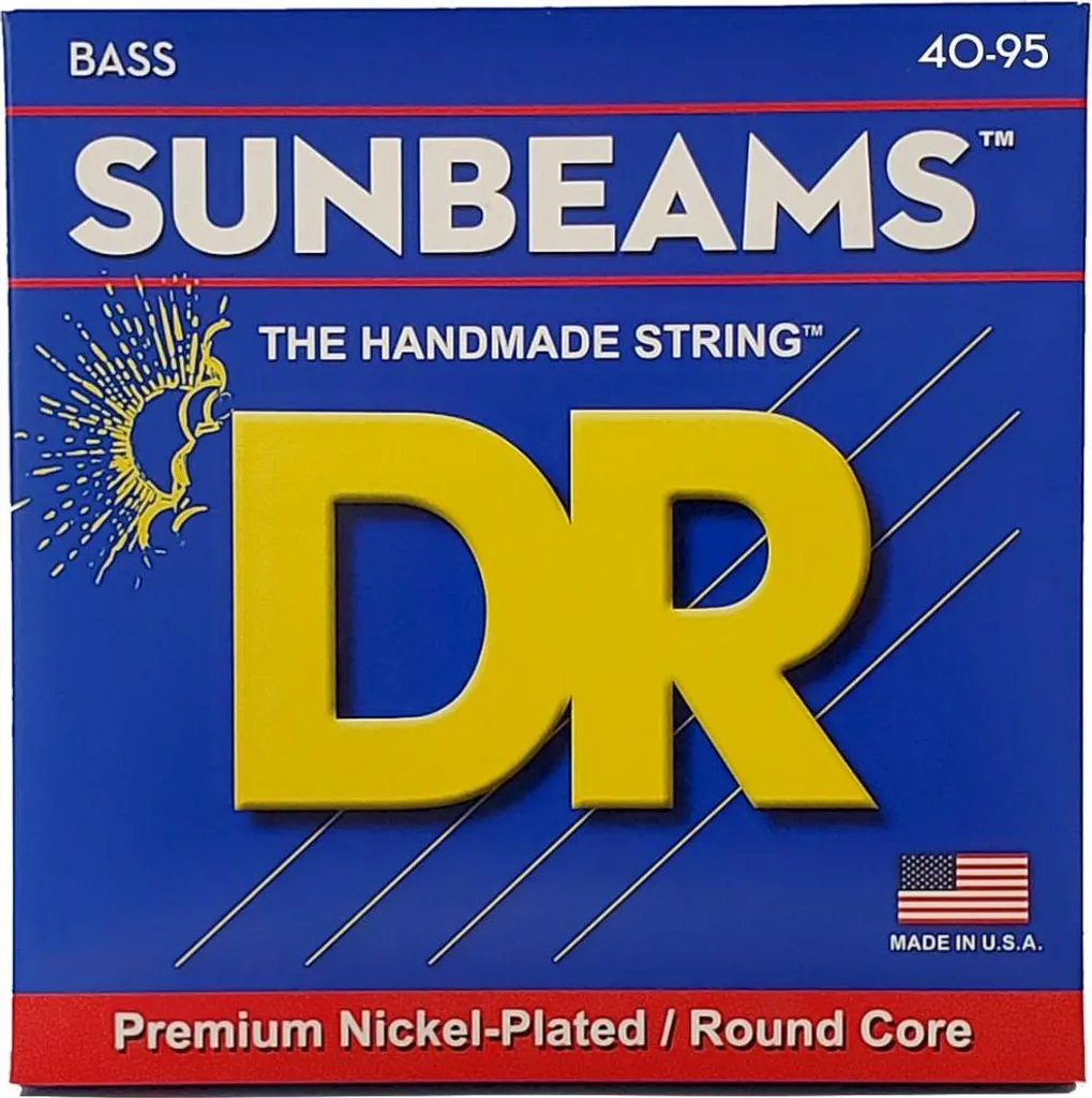 Cordes de Basse DR Sunbeams NLLR-40 Nickelées Premium 40-95 Lite