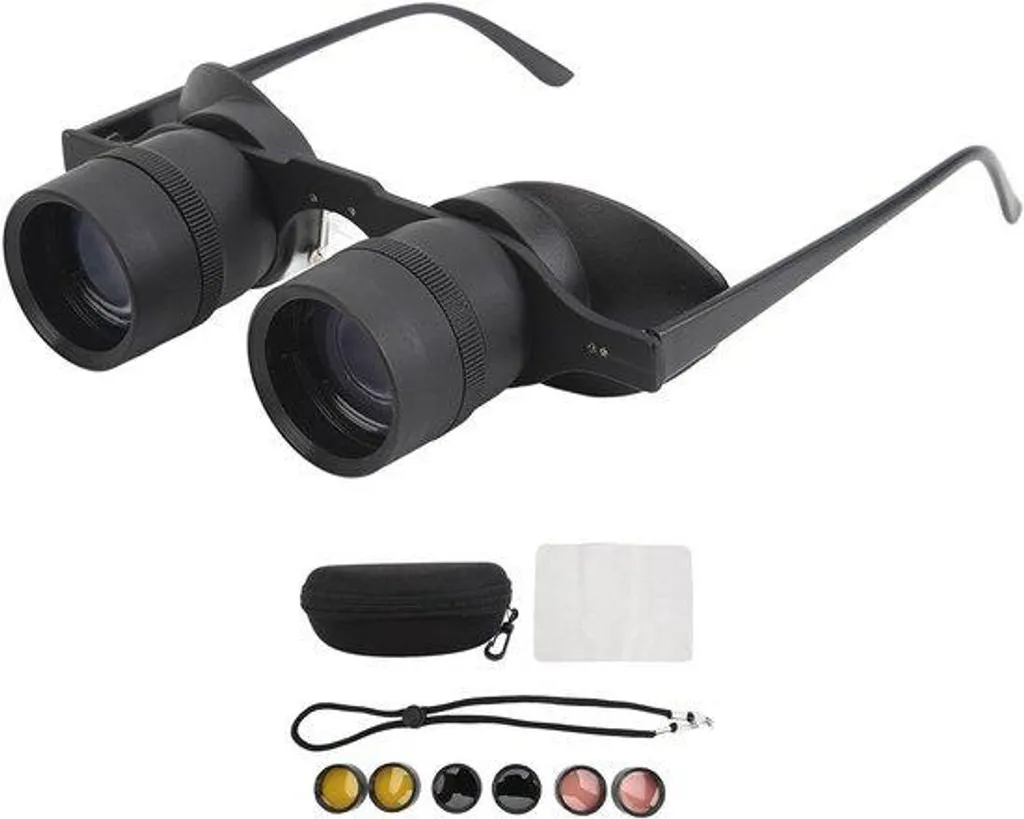 Jumelles zoom 10x avec verres polarisés antireflets pour vision nette