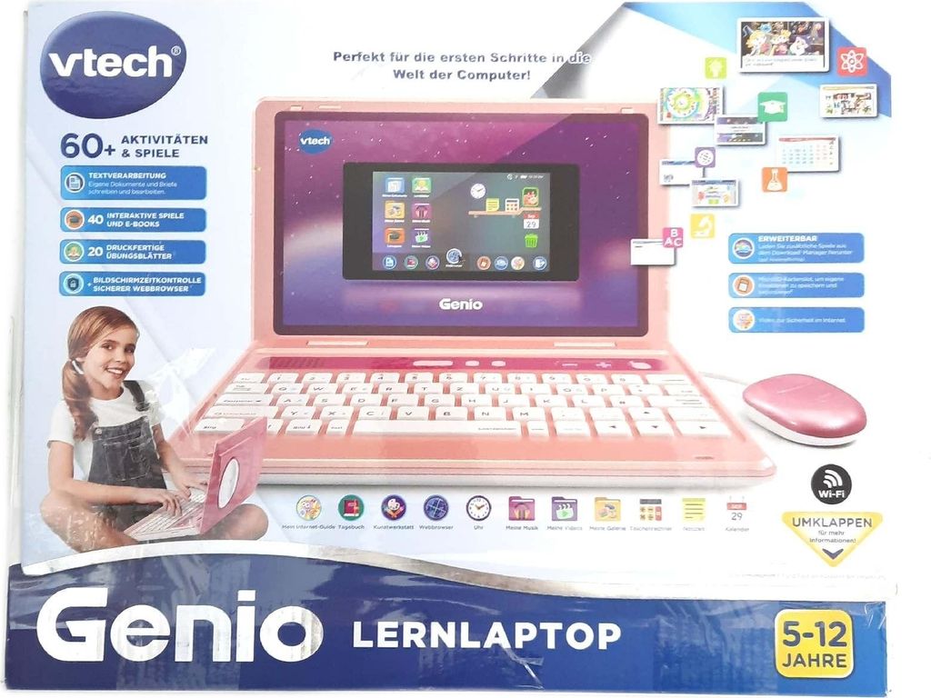VTech Genio vzdelávací laptop ružový Obrázok produktu 