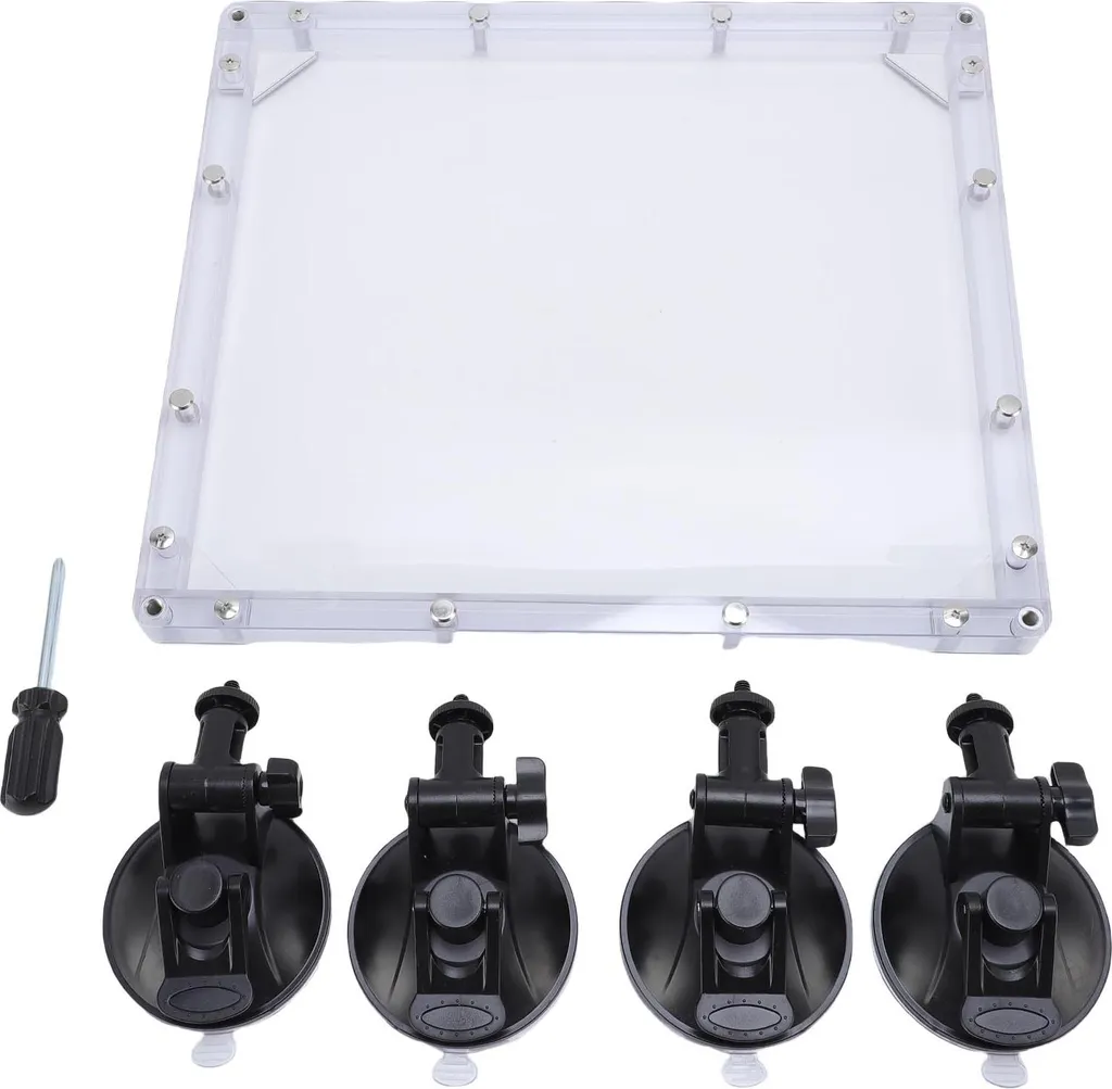 Support de toit pour satellite 2-en-1 avec capot de protection