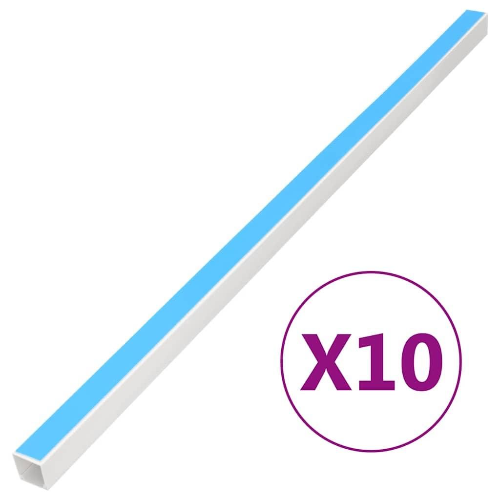 Kabelová lišta samolepicí pvc Samolepící / 10 / 10 x 10 mm Obrázek produktu 