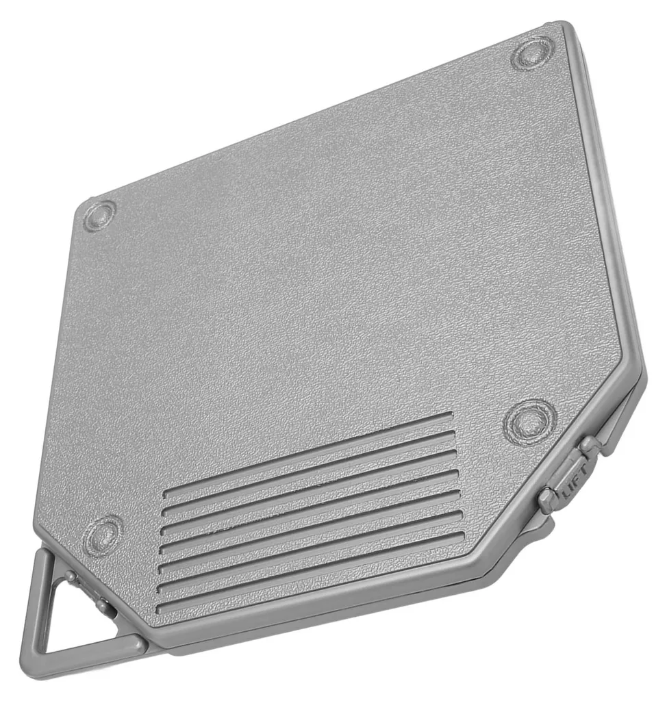 Boîte pour bobines 10 pouces grise anti-rayures - Protection robuste - 5