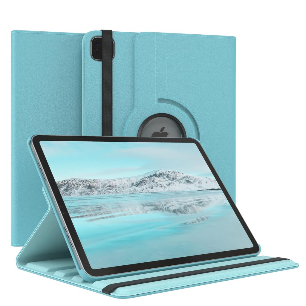 EAZY CASE - Tablet Hülle für Apple iPad Pro 11" (2021) Schutzhülle, Tablet Case 360° drehbar in Blau