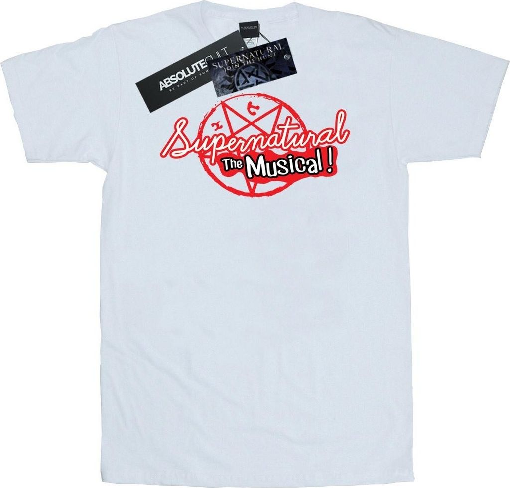 Supernatural - "The Musical" T-Shirt für Herren BI45900 (S) (Weiß)