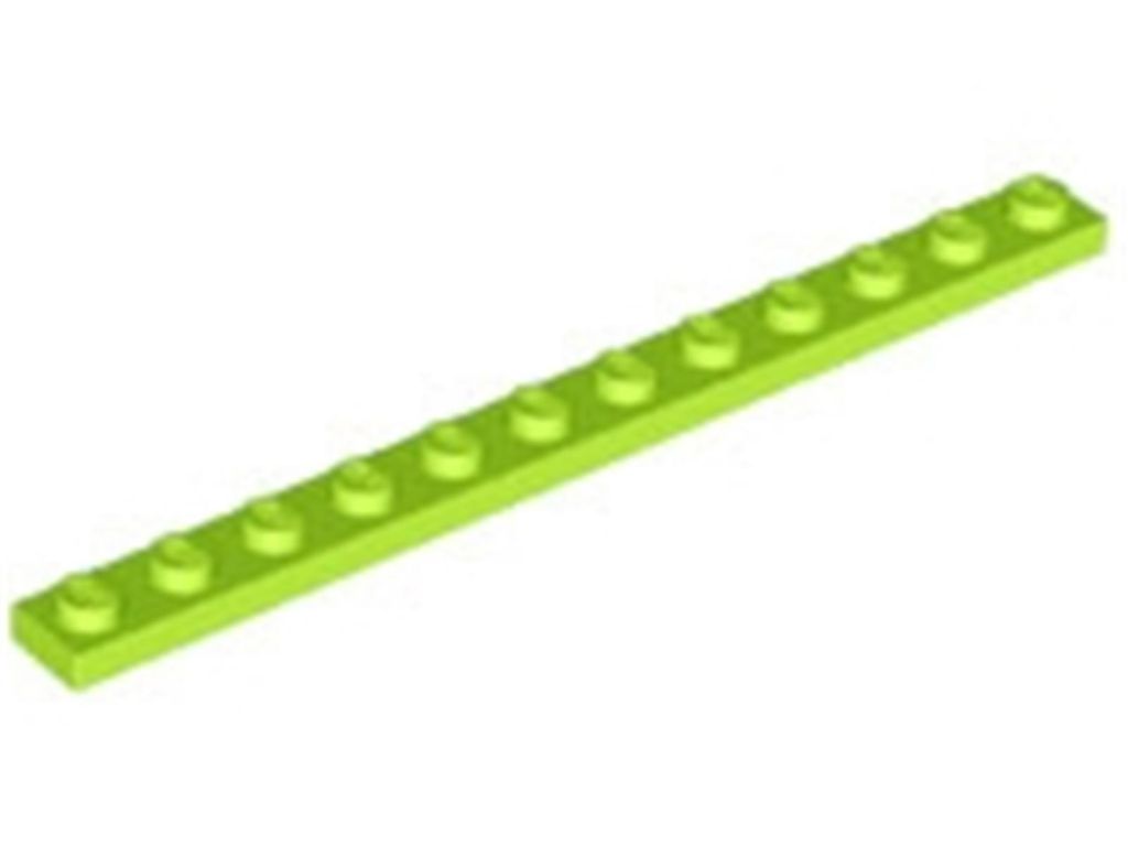 Lego 1x12 Platten 60479 - 10 Stück Lime
