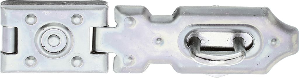Gustav Alberts Sicherheits-Überfalle 70x26x32mm Stahl roh galvanisch gelb verzinkt - 348304