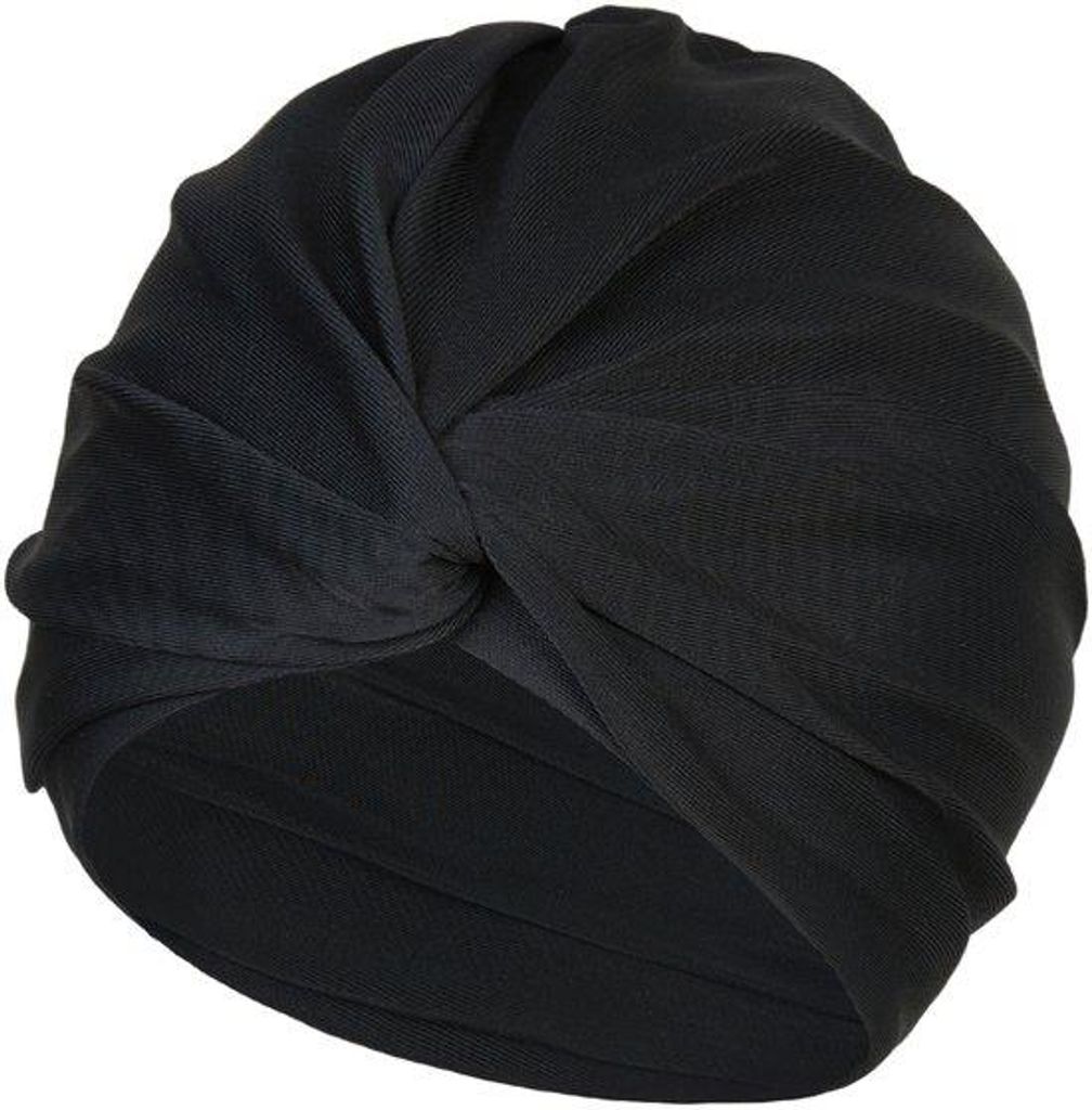 Badmützen für Damen, Stretch-Badmützen, elastische, schwarze, modische, geplooide, geknöpften Stil