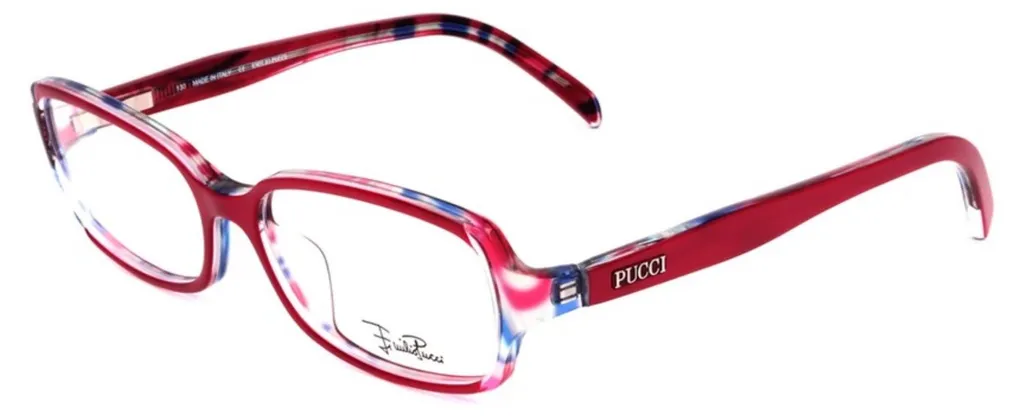 Lunettes de vue Emilio Pucci EP2662674 pour Femme Style Géométrique