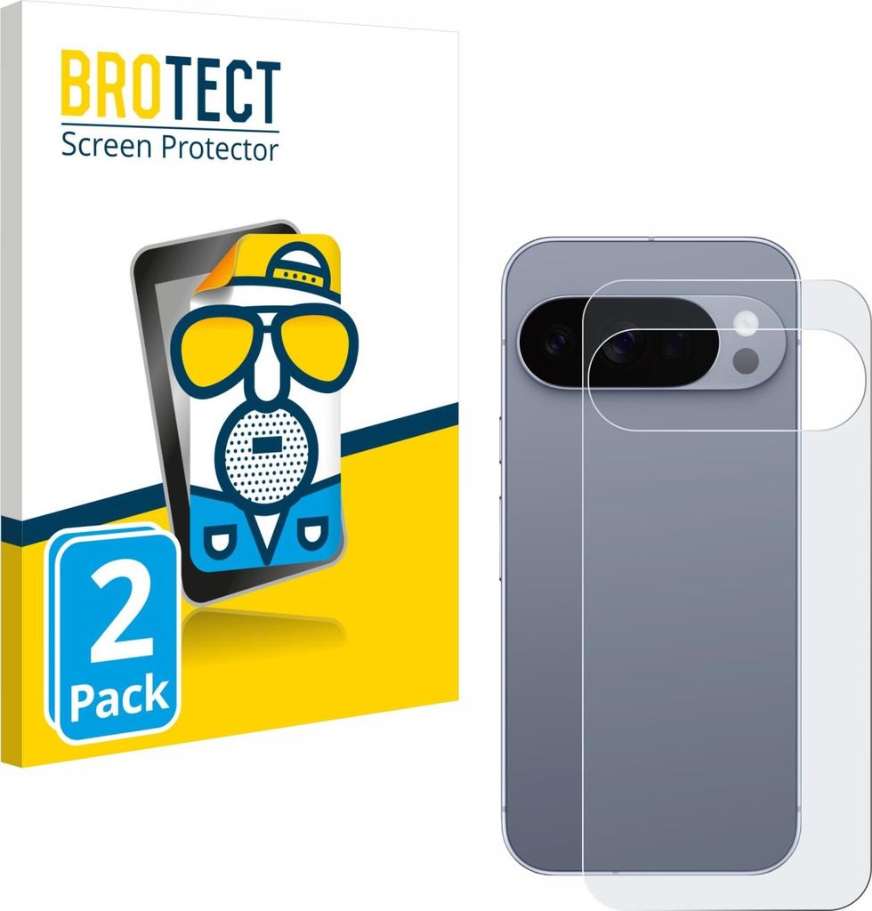 2x BROTECT Schutzfolie für Google Pixel 10 Pro (Rückseite) Displayschutz Displayschutzfolie Folie Matt Entspiegelungsfolie