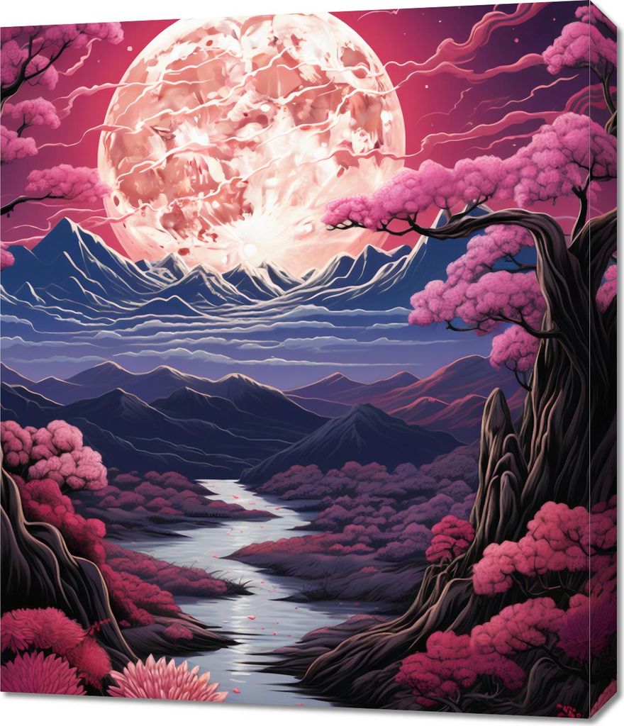 Bild 60x70cm Rosa Traumland