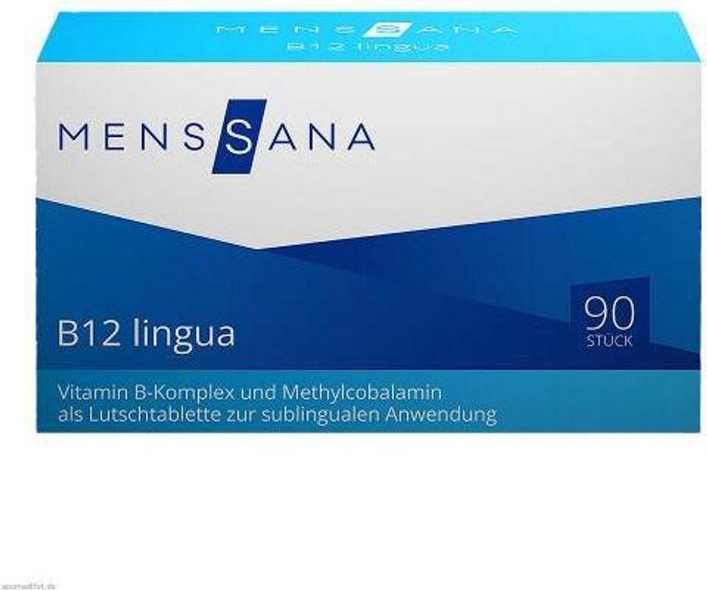 MensSana B12 lingua Lutschtabletten, 90 St. Tabletten