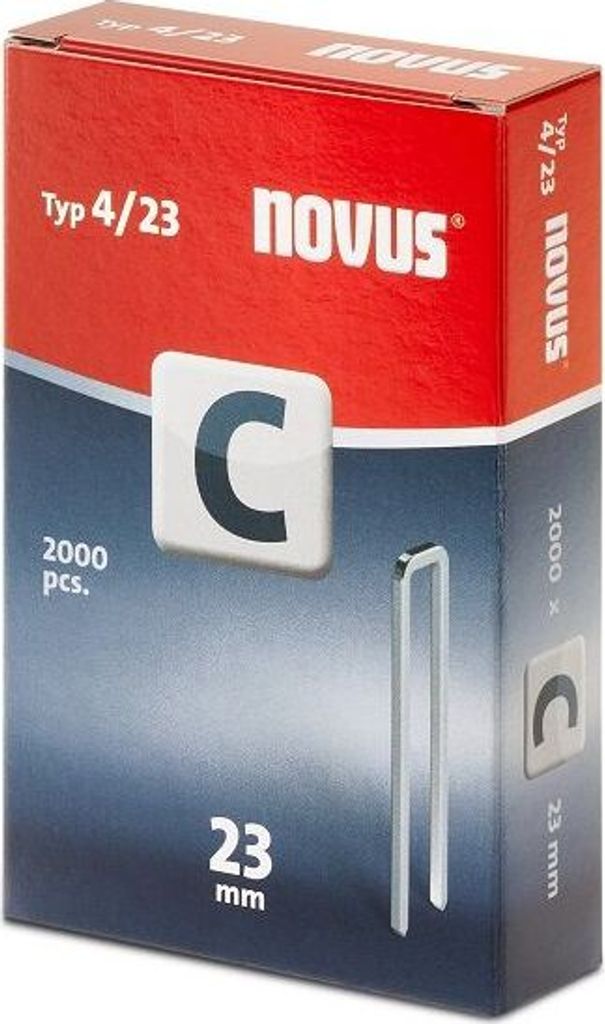 Sponky typ C 4/23 NOVUS [2000 ks] Obrázok produktu 