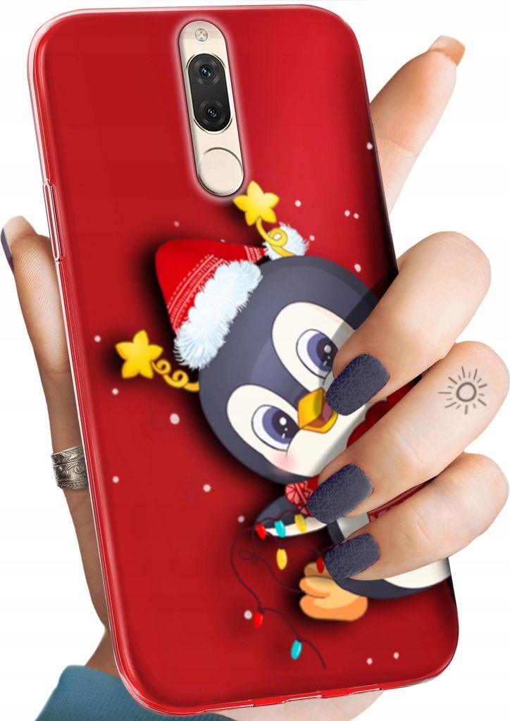 BEDRUCKTE HÜLLEN für HUAWEI MATE 10 LITE HANDYHÜLLEN HANDY SCHUTZ HÜLLE CASE SILIKON MUSTER WEIHNACHTEN SANTA CLAUS CHRISTMAS