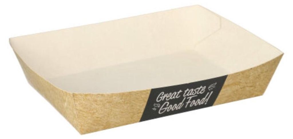 Papstar Snacktrays Good Food 4 cm x 11 cm x 16 cm 50 Stück Obrázek produktu 