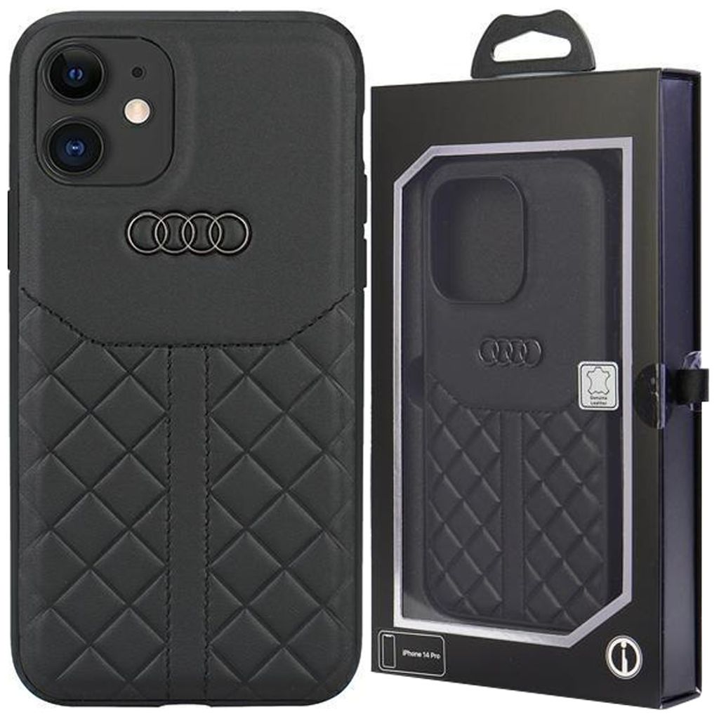 Audi Echtlederhülle Für Iphone 11 / Xr - Schwarz Produktbild 