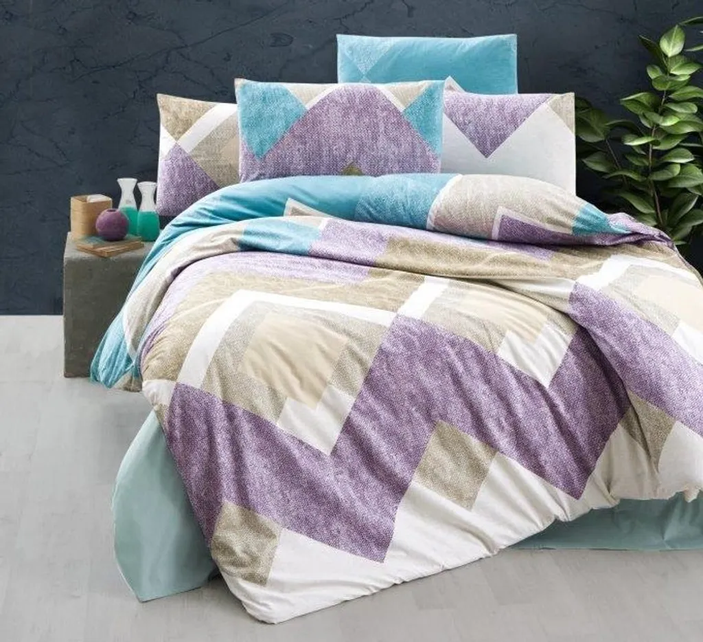 Linge de lit lin coton 140x200 fermeture éclair effet été frais