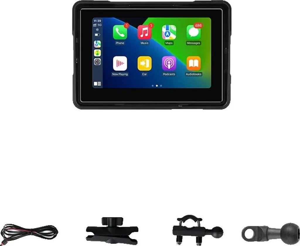 Caméra de surveillance moto étanche IP67 et grand moniteur de 5 pouces