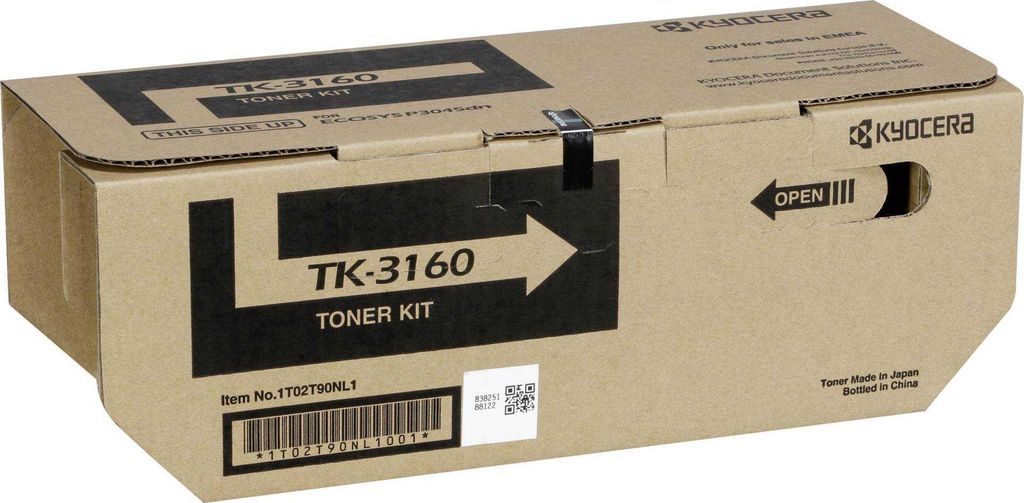 Kyocera TK 3160 - Schwarz - originale - Tonerpatrone - per Immagine del prodotto 