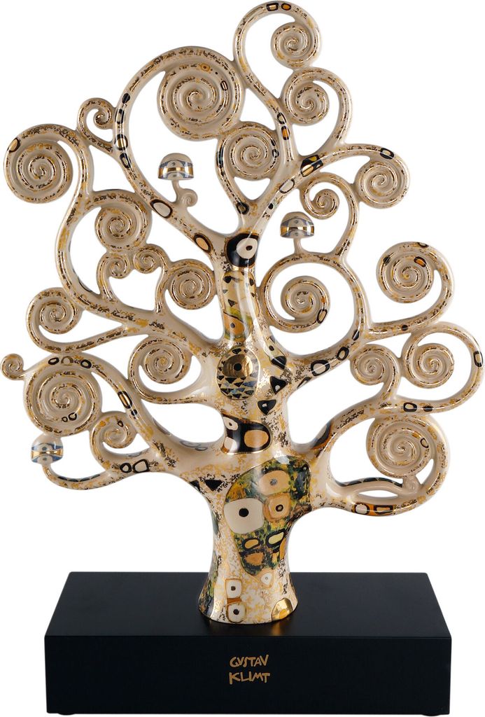 Goebel Figur Gustav Klimt - Der Lebensbaum, Porzellan, Bunt, Limited Edition, 53 cm, 67062231