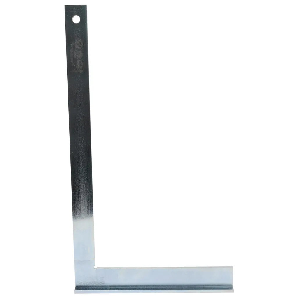 Equerre de serrurier avec butée 400x230 mm en acier galvanisé robuste