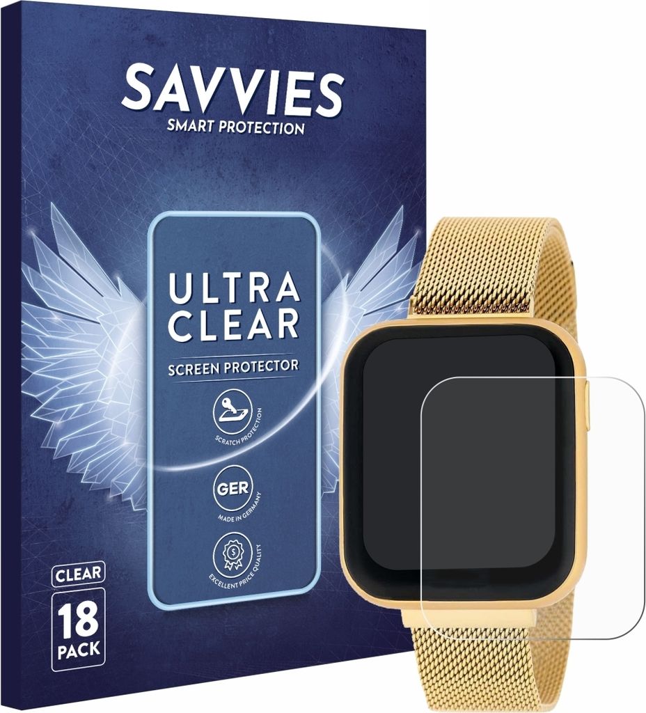 18x Für Liu Jo SWLJ053 1.69" Schutzfolie Savvies Produktbild 