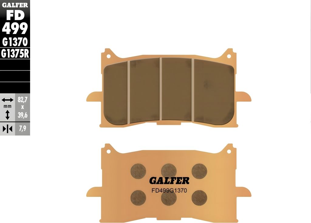 GALFER Bremsbelag "FD499" G1370, Sinterm Produktbild 