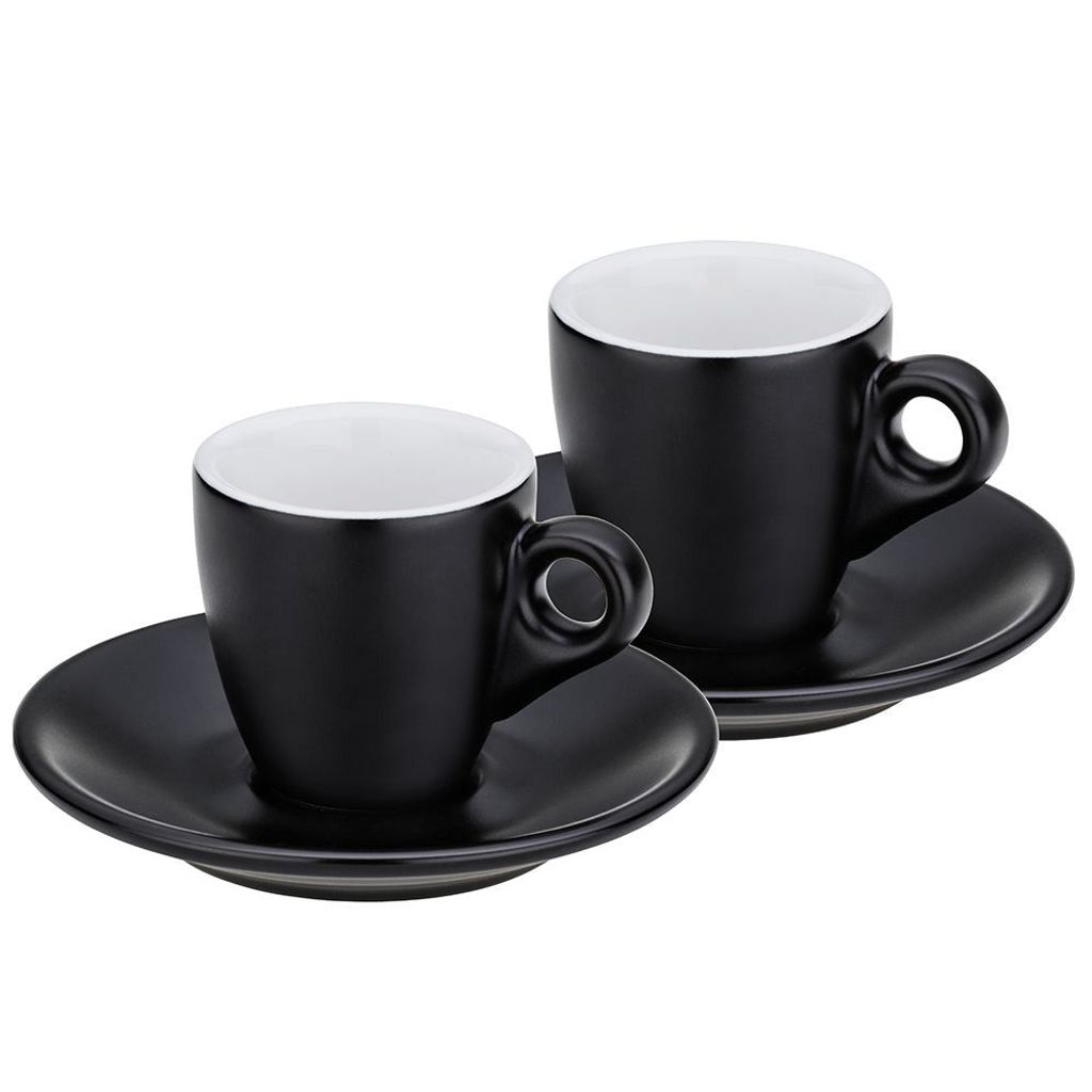 Kela Mattia Espressotassen mit Untertassen, 2 Stück, Produktbild 