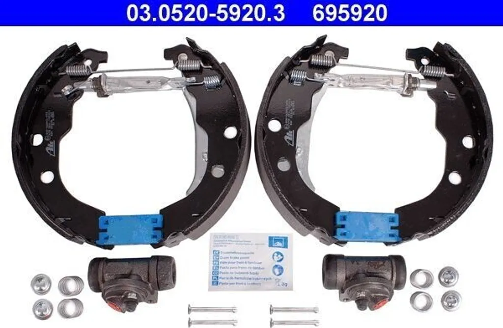 Jeu de plaquettes de frein ATE 03.0520-5920.3 pour Peugeot 406 OE 4241 8A