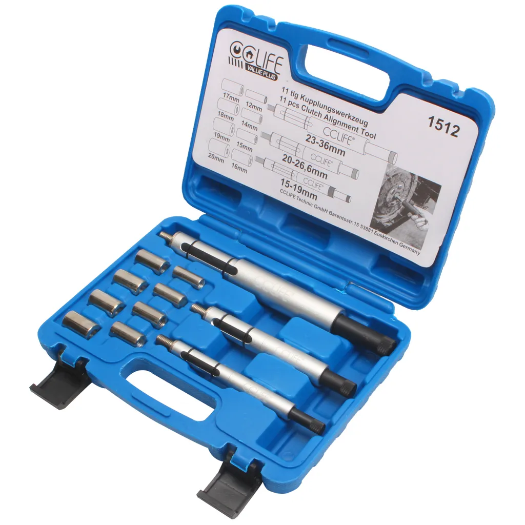 Outil de Centrage Embrayage Multi-Marques en Acier Bruni - 11 Pièces - 5