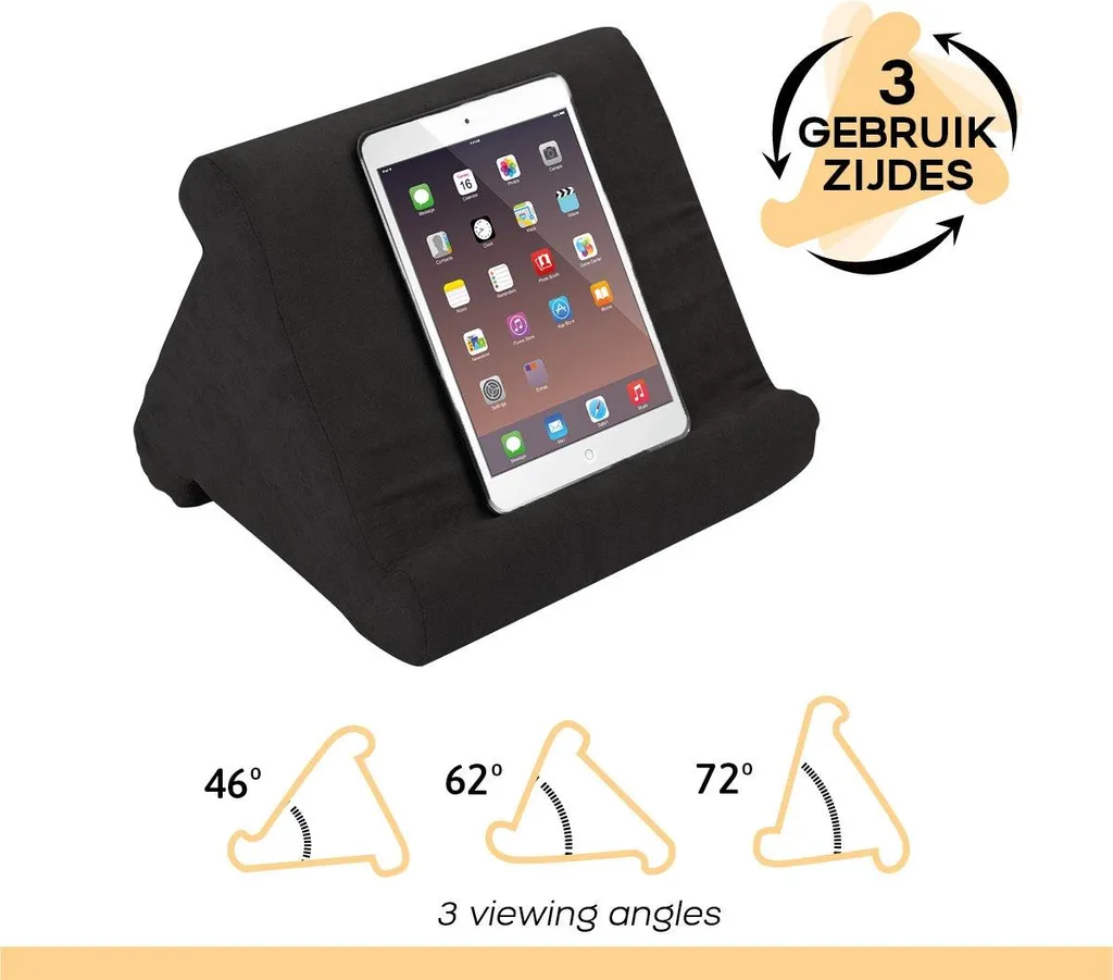 Comodo supporto for telefono con schermo, cuscino for tablet, comodo supporto for telefono regolabile for visualizzazione a mani libere e utilizzo confortevole for letto, divano e scrivania for tutti