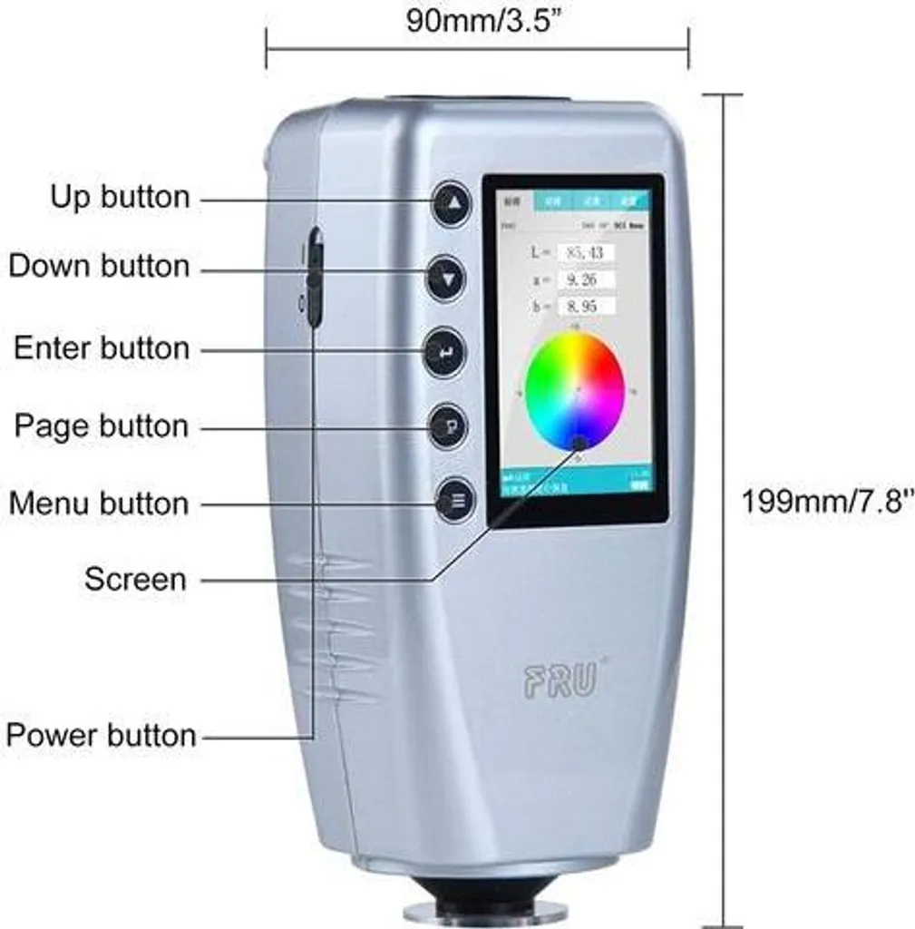 Analyseur de Couleur Portable Précis 8mm - Mesure de Différence Digitale - 4