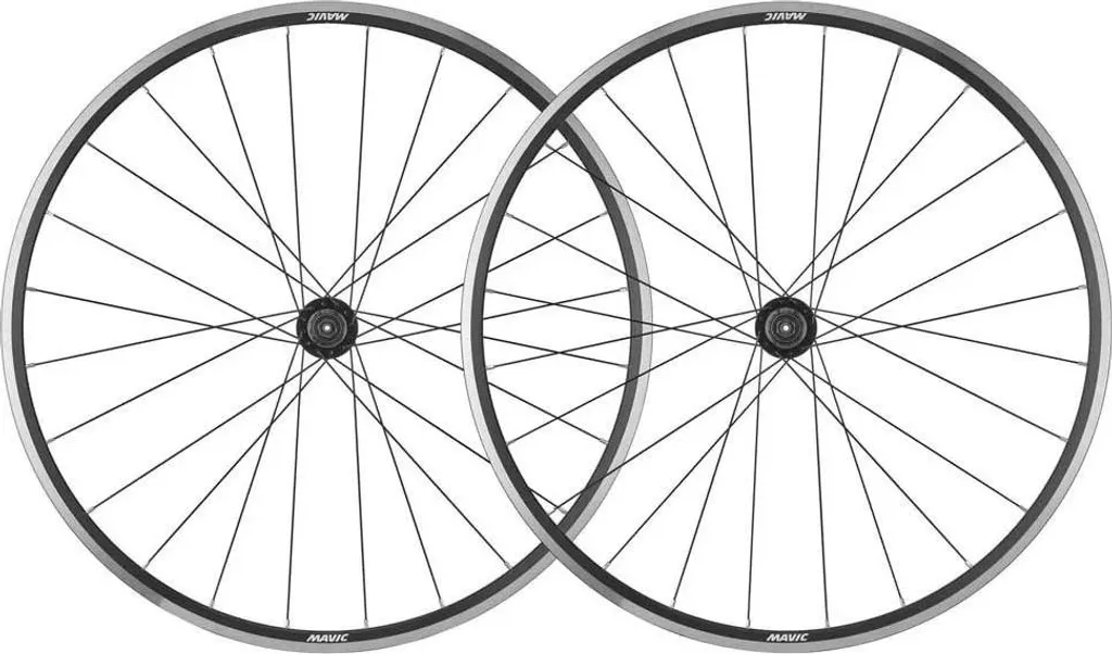 Mavic Access R17 Roues Route Argentées 9x135 mm Corps de Roue Libre HG