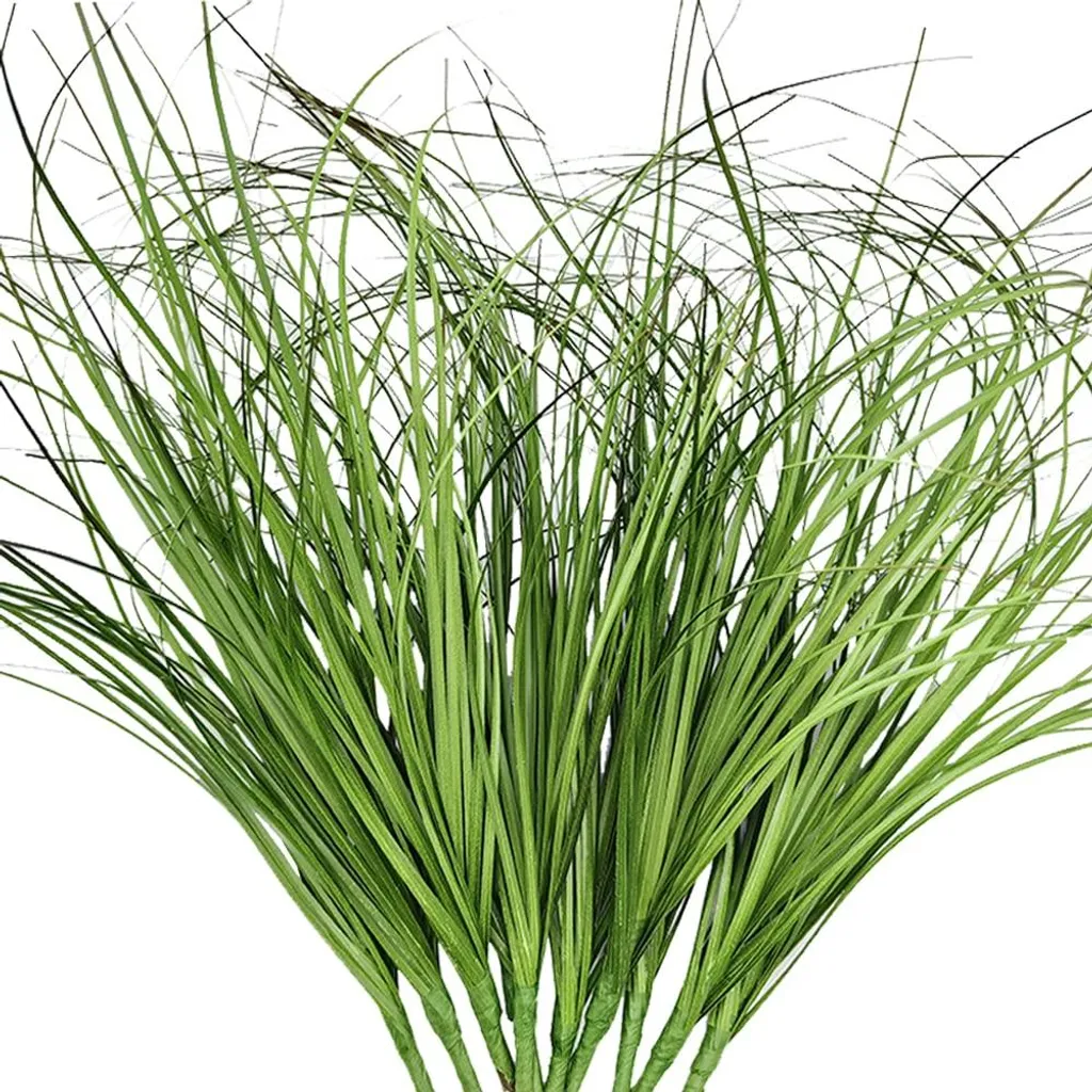 Plantes Vertes Artificielles : Lot de 10 Buissons d'Herbe de Blé Réalistes