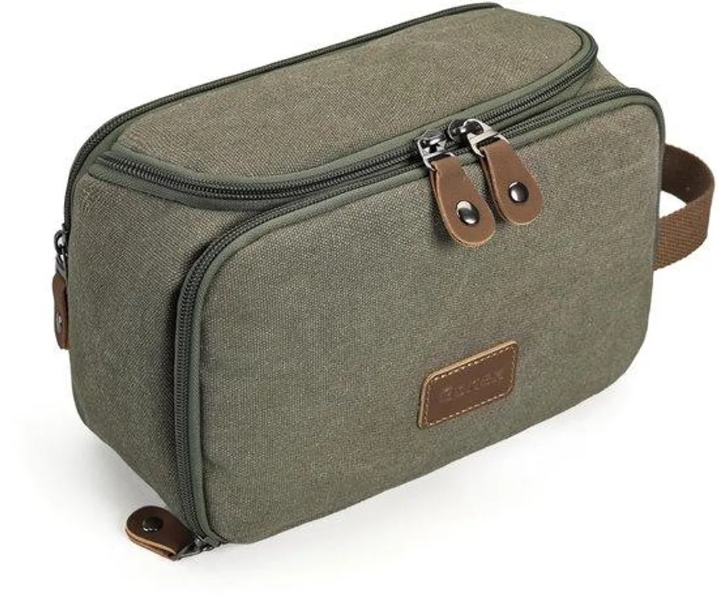 Trousse de voyage imperméable homme grande taille verte - Organiseur XL