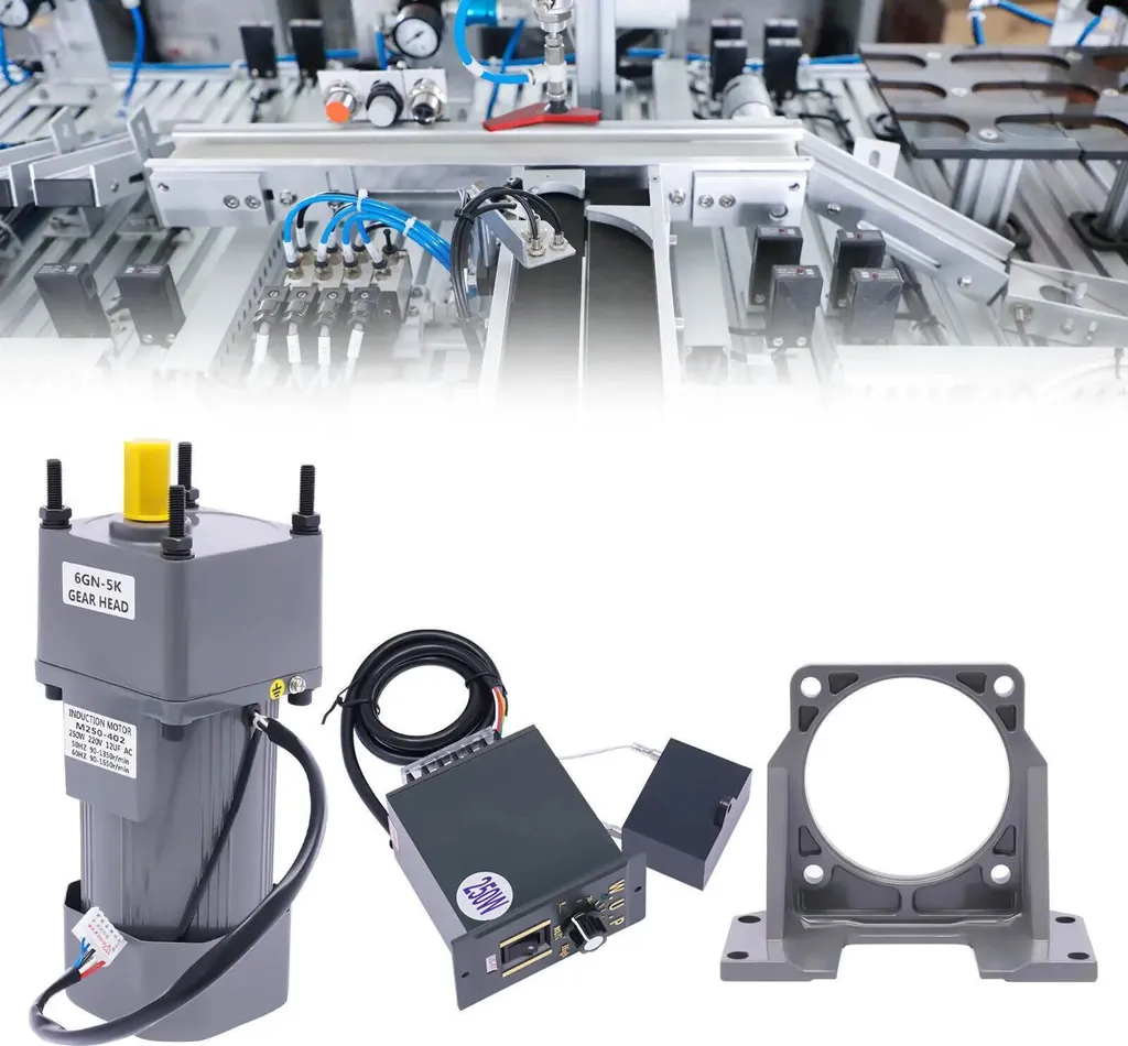 Moteur à vitesse variable monophasé en cuivre avec support de montage